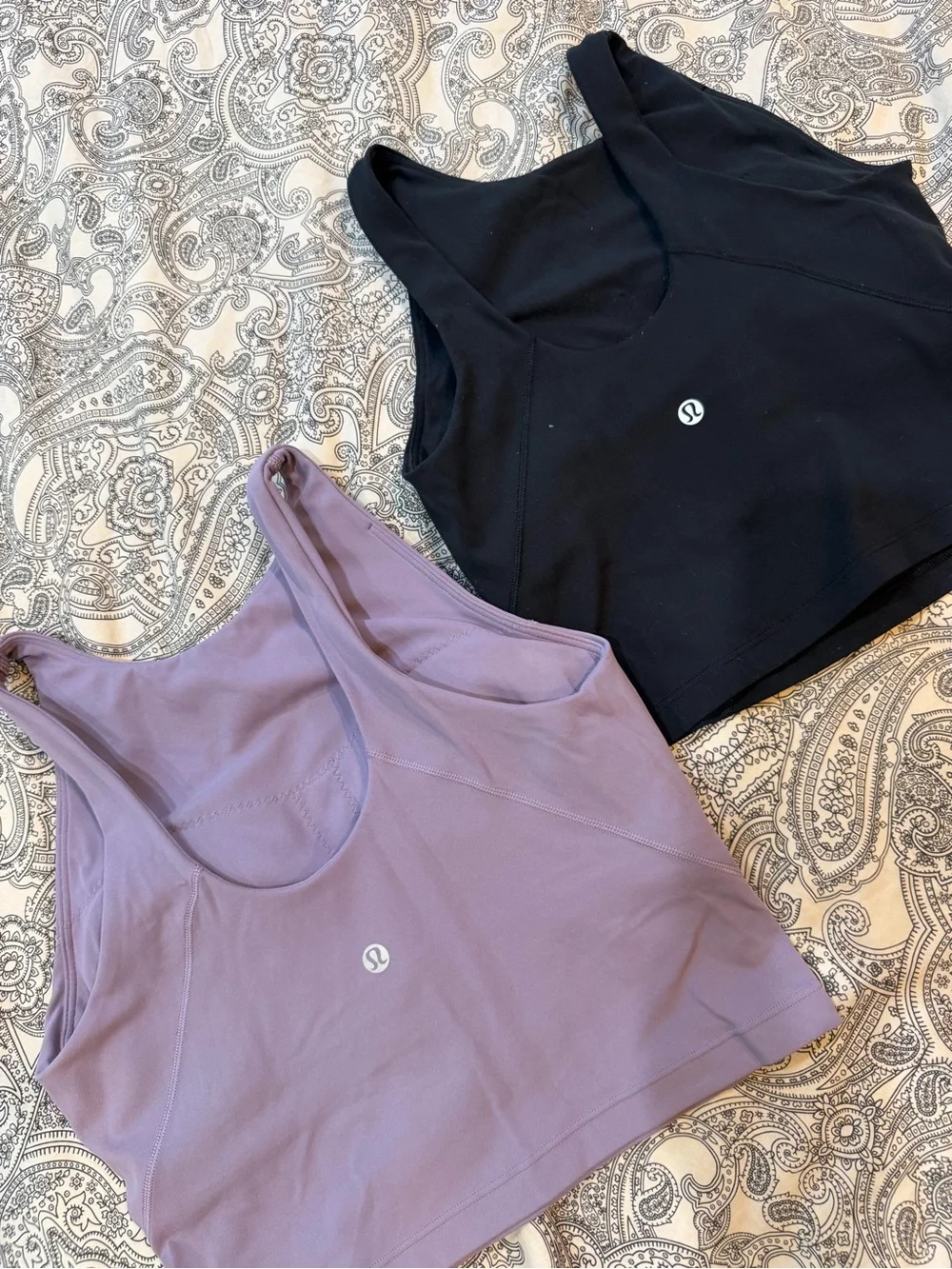 lululemon athletica Lavender High-Neck Crop Tank